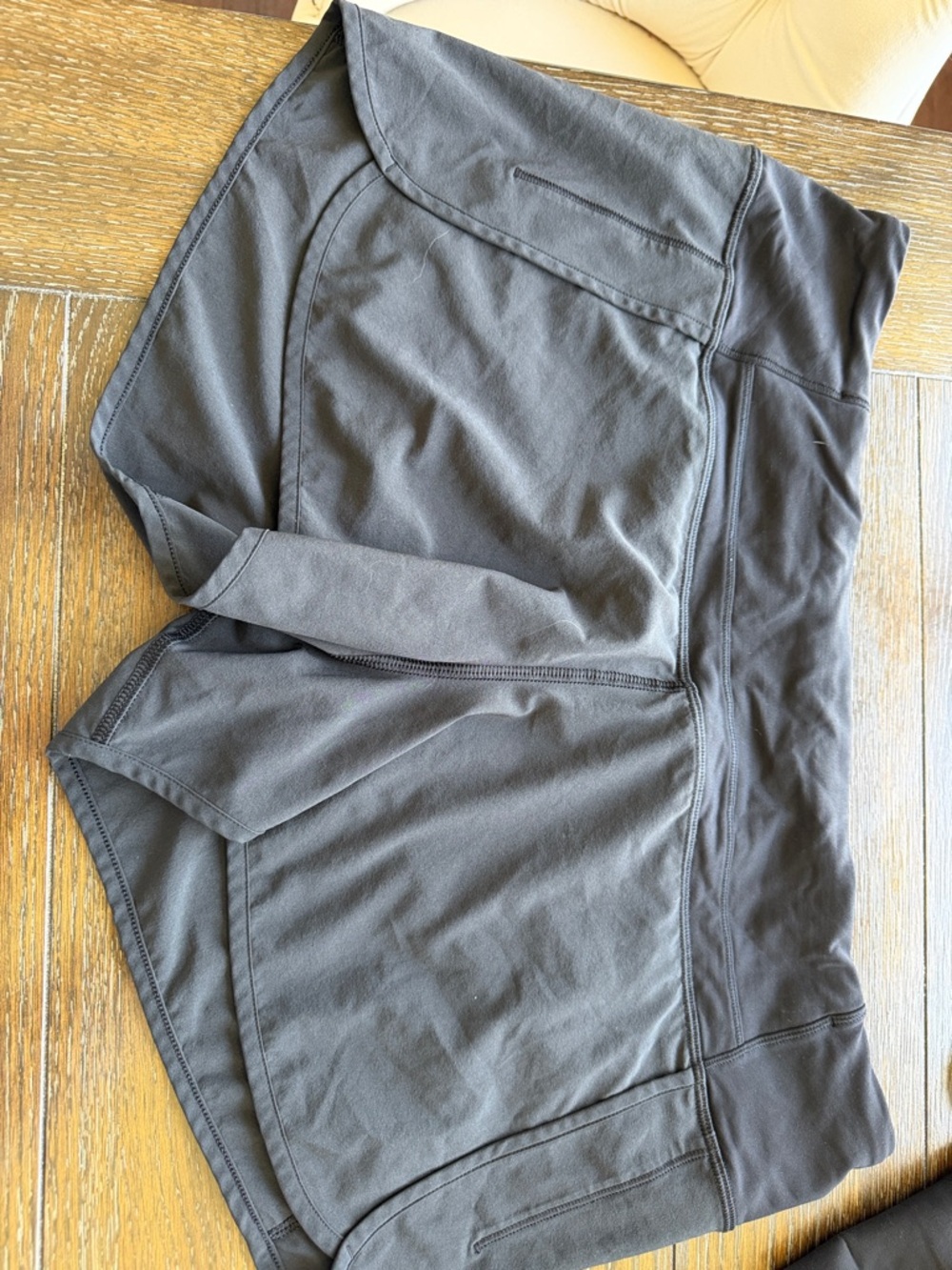Lululemon Black Athletic Shorts with Logo-Speed Up Shorts 2.5” - Picture 2 of 2